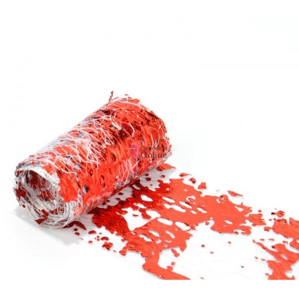 Foite subtiri colorate pentru decor unghii Q011 Alb cu Rosu
